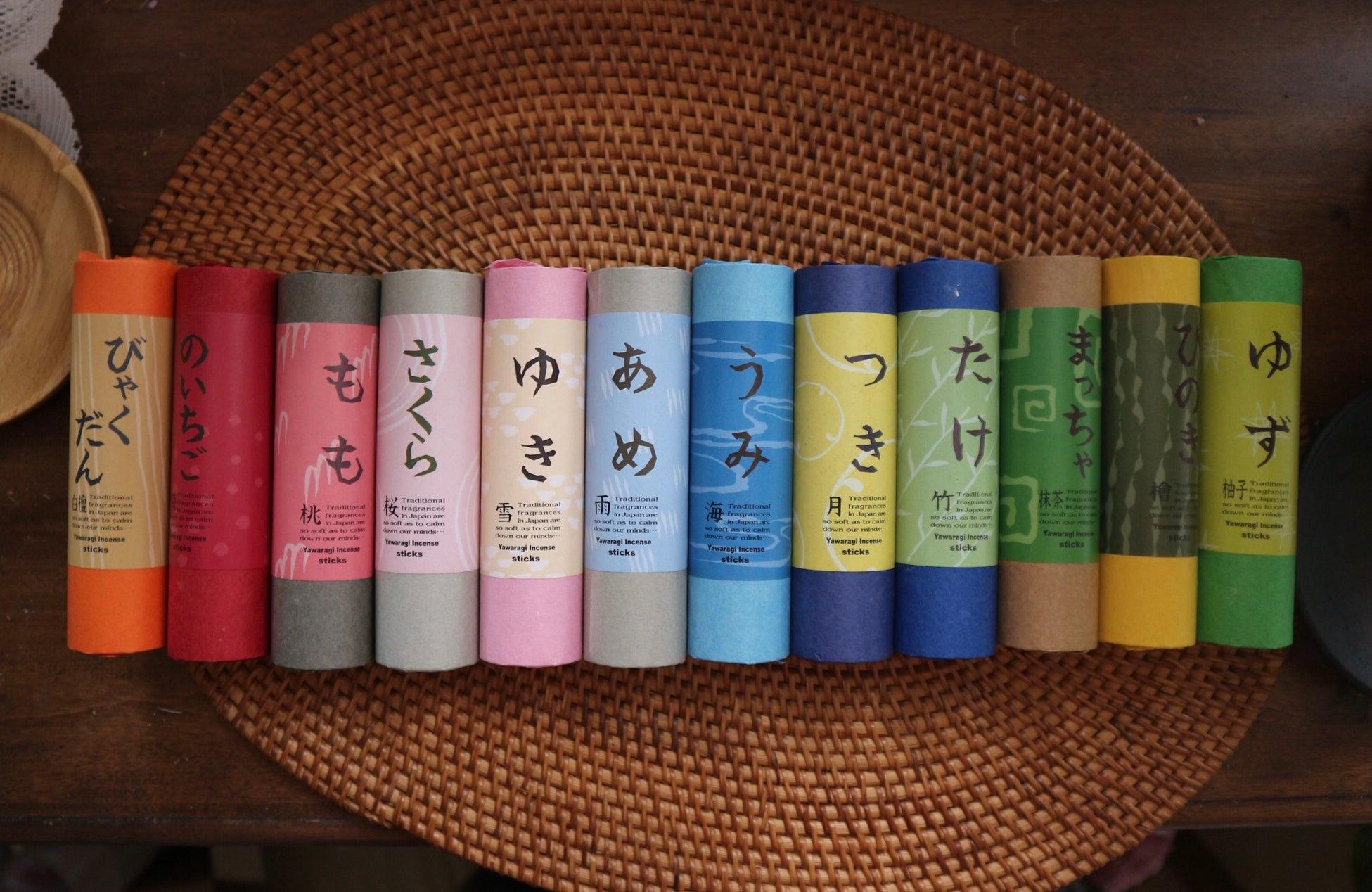 日本YAWARAGI筒裝線香 -「まっちゃ」抹茶 Matcha